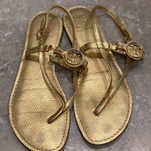 Tory Burch Gold Sandal